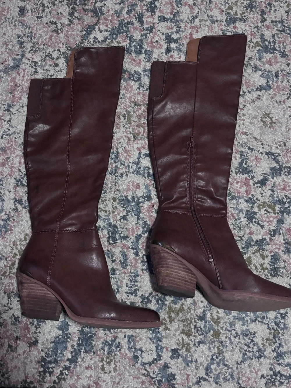 Zodiac Women's Over-the-Knee Dark Brown Leather Boots